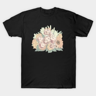 Yellow Flower Dice T-Shirt